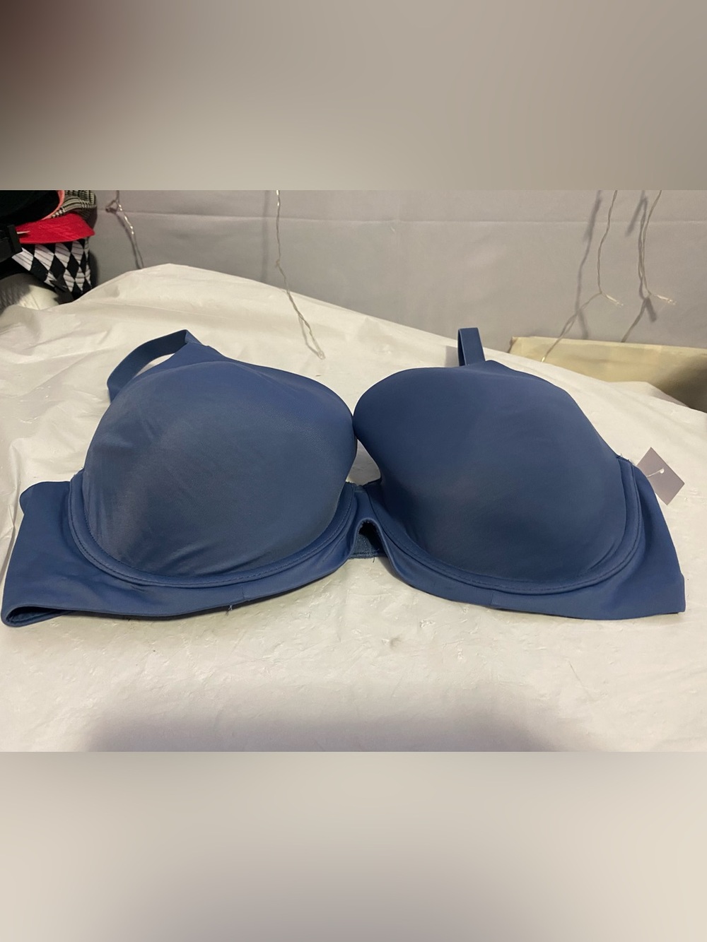 Auden Smooth Molded T-Shirt Bra in Navy Blue